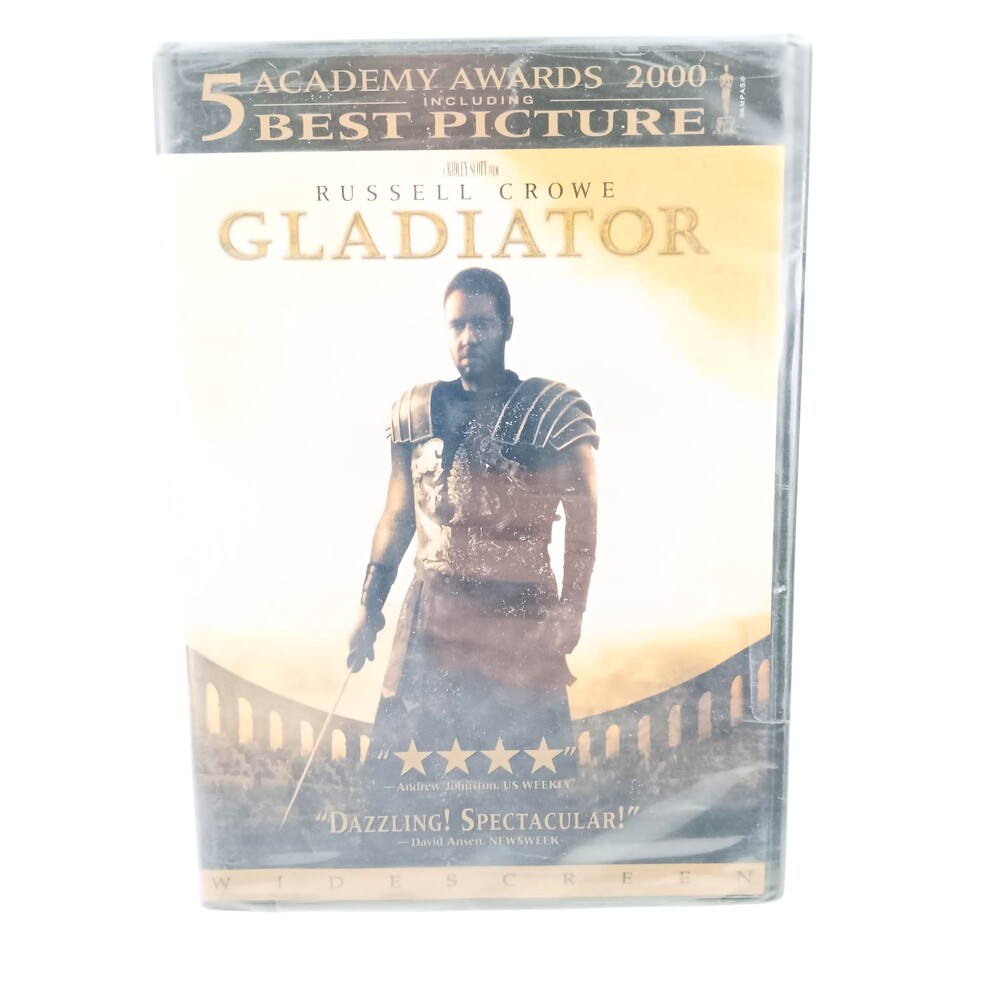 Vintage Gladiator DVD Widescreen Russell Crowe DreamWorks Action Drama R Movie